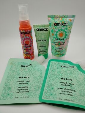 Amika Shampoo+Conditioner & Other Amika Products Bundle